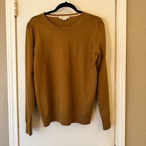 Boden Brown Crew Neck Sweater Soft Knit
